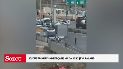 Kudüs'ün girişindeki çatışmada 15 kişi yaralandı