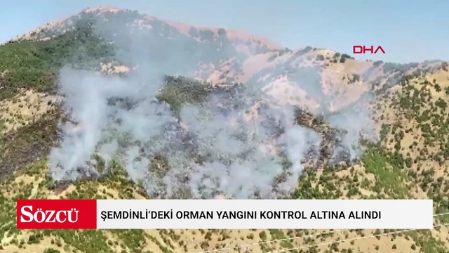 Şemdinli’deki orman yangını kontrol altına alındı