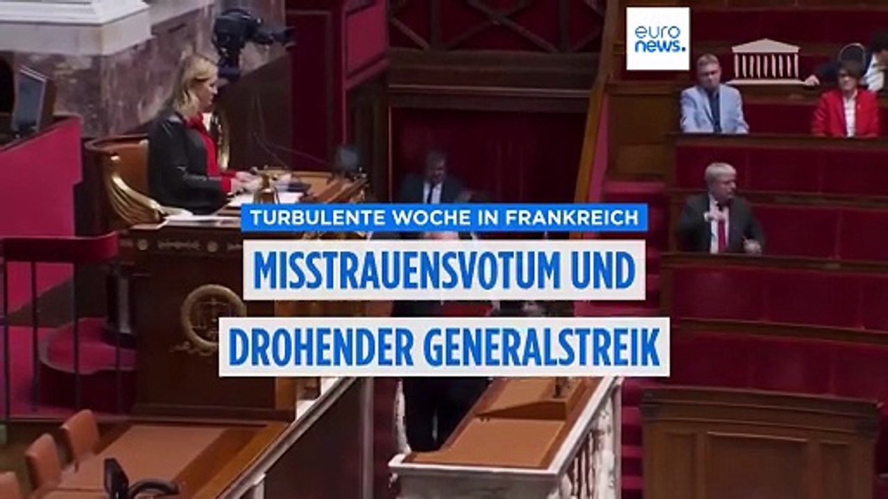 Frankreich vor Chaos-Woche: Vertrauensabstimmung und Aufruf zur landesweiten Blockade