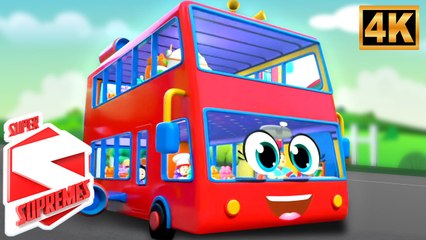 Wheels on the Bus | Nursery Rhymes & Baby Songs | Kids TV Cartoons for Children