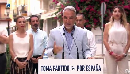 Elías Bendodo carga contra Sánchez y asegura que está "acorralado"