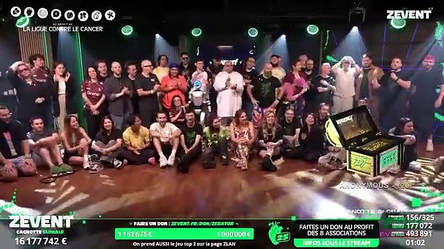 Le marathon caritatif ZEvent, qui s’est déroulé ce week-end, a permis de récolter plus de 16 millions d'euros de dons et bat largement son record de 2024 - VIDEO