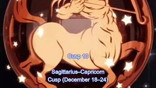 🌟 10. Sagittarius Capricorn December 18–24 Did you know you can be born on the cusp of 2 zodiac signs?