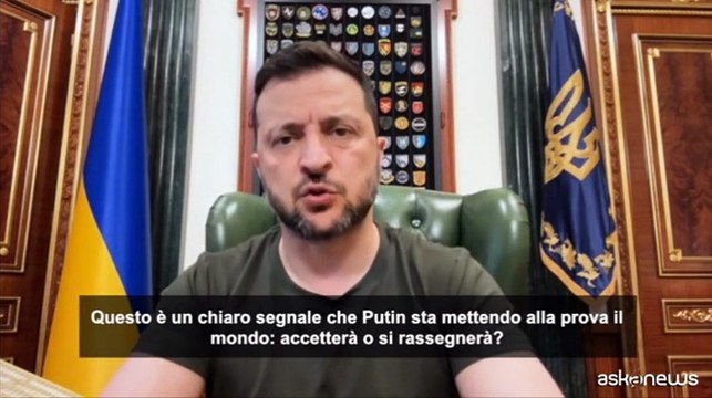 Zelensky: conto su risposta decisa Usa dopo gli attacchi russi a Kiev