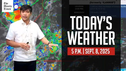 September 8, 2025 Weather Update at 5 PM ☀️