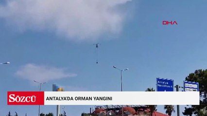 Antalya Kemer’de orman yangını