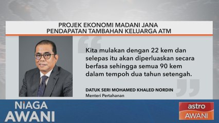 Projek Ekonomi Madani jana pendapatan tambahan keluarga ATM