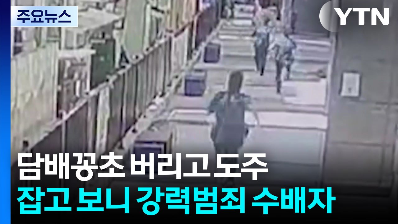 담배꽁초 버리고 도주...잡고 보니 강력범죄 수배자 / YTN