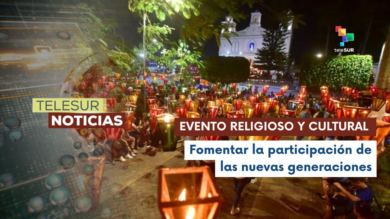 En El Salvador, con música y danza folclórica, se abrió el telón de La Fiesta de los Farolitos