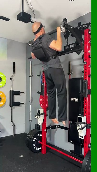 Pullups With The Pullup & Dip Weight Vest