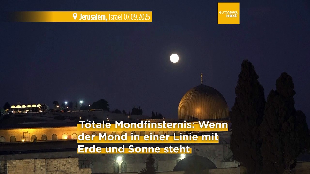 Blutmond am Nachthimmel: Die schönsten Bilder der totalen Mondfinsternis