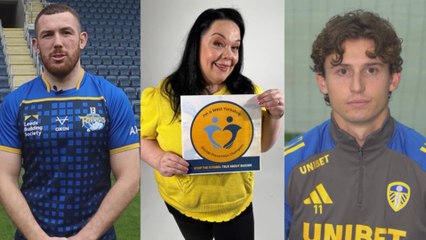 Leeds stars support suicide prevent campaign