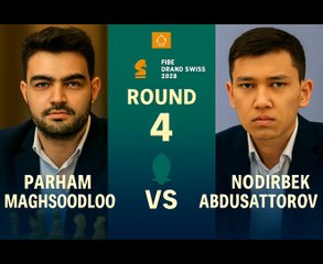 Parham Holds the Beast! | Round 4 vs Abdusattorov | FIDE Grand Swiss 2025