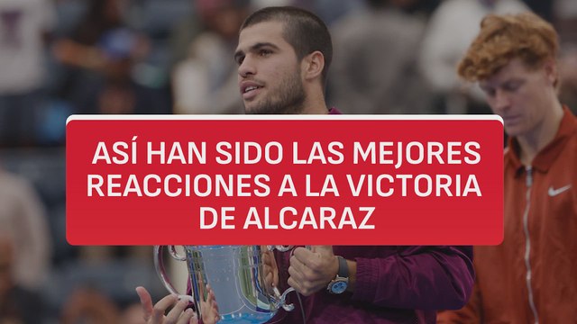Las mejores felicitaciones a Carlos Alcaraz tras ganar el US Open