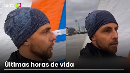 Engenheiro que morreu após veleiro virar grava vídeo no mar momentos antes do acidente