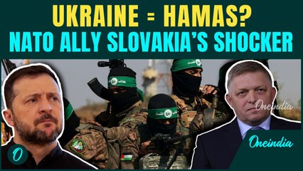 UKRAINE = HAMAS: NATO's Slovakia Says 'Zelensky Is TERRORIST' | Slovak PM Aide Sides With Putin