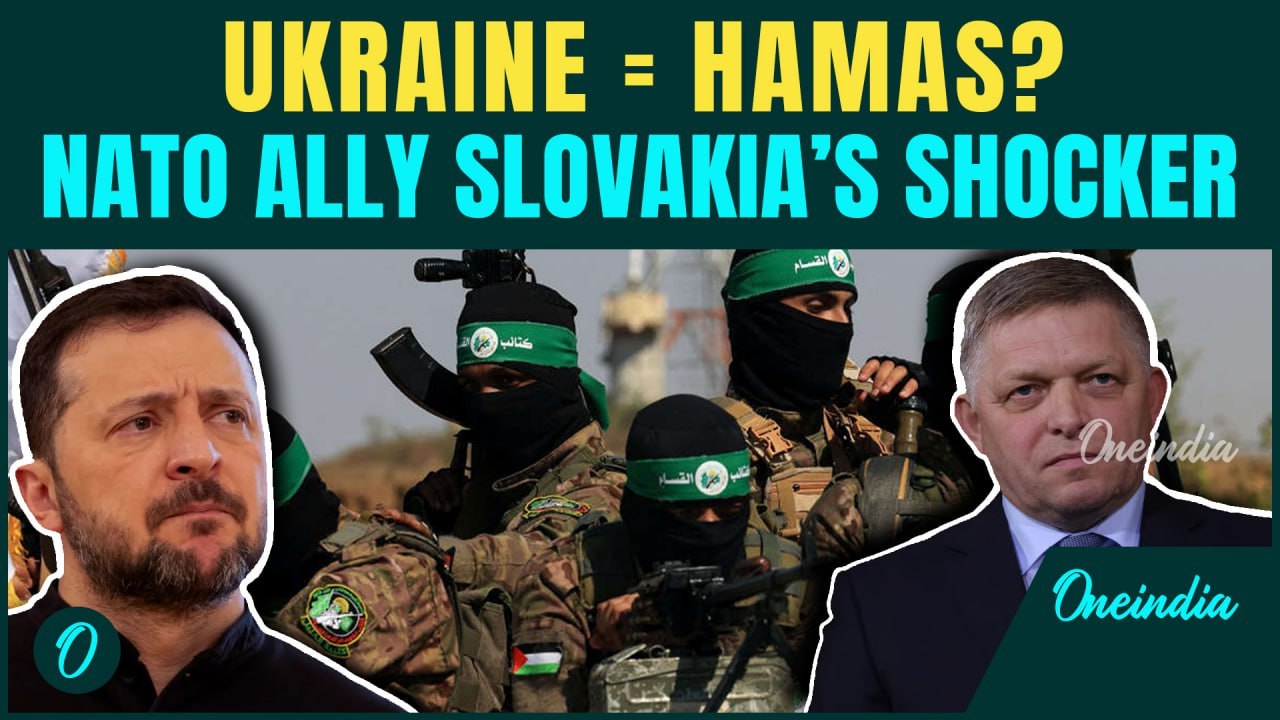 UKRAINE = HAMAS: NATO's Slovakia Says 'Zelensky Is TERRORIST' | Slovak PM Aide Sides With Putin