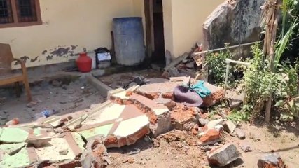 CCTV: Gas cylinder explodes in Telangana, house damaged, no casualties reported