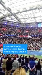 Abucheos a Trump en el US Open