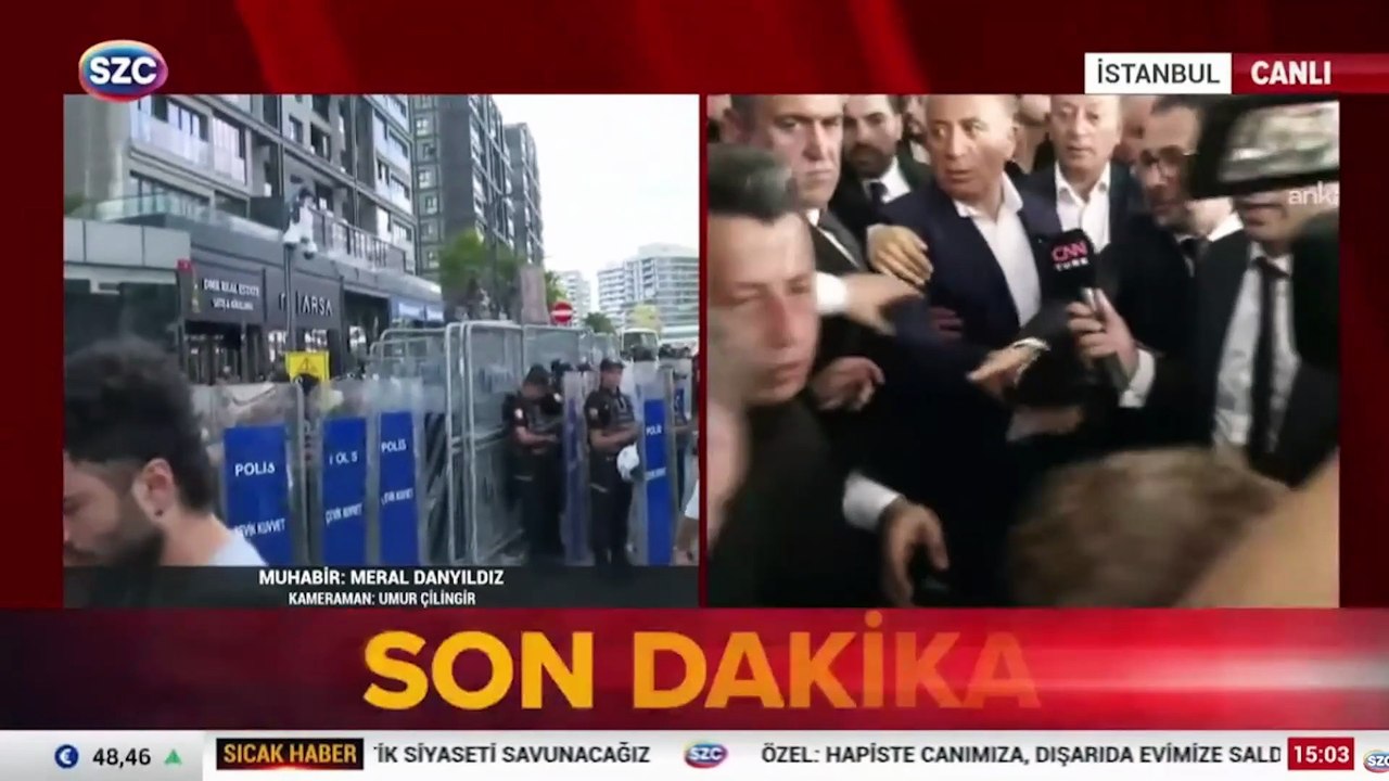 Gürsel Tekin polis eşliğinde il binasına girdi