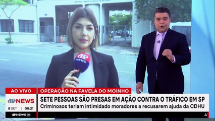 Operação na Favela do Moinho: sete pessoas são presas em ação