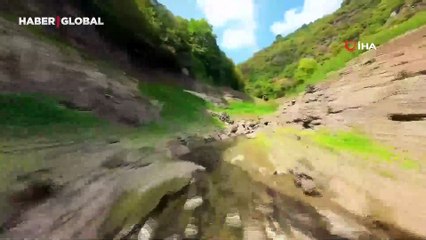 Yuvacık Barajı'nda tehdit oluşturan gelişme! Eski köprü görünür hale geldi