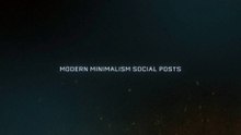 Modern Minimalism Social Posts - After Effects Templates - WorldASR.com
