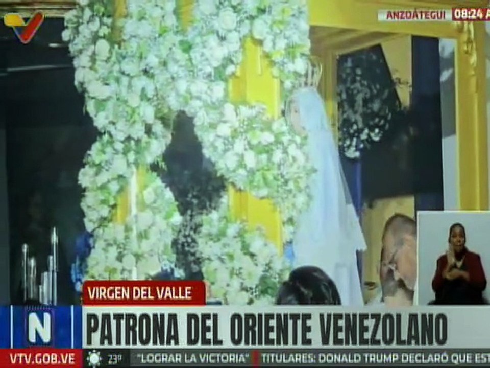 Anzoátegui da inicio a las festividades en honor a la Virgen del Valle
