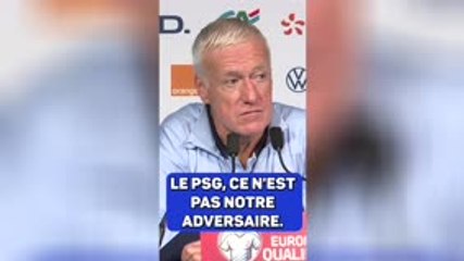 Bleus - Deschamps répond au PSG et propose à un journaliste de le faire jouer !
