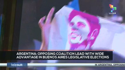 FTS 8:30 08-09: Argentina: Opposing Coalition lead with wide advantage in Buenos Aires elections
