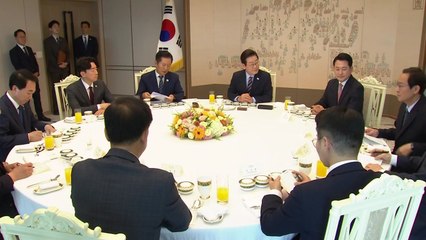 대통령-정청래 대표, 여야 회동 전 30분 별도 만남 / YTN