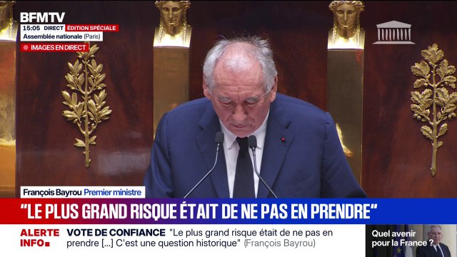 Discours de politique générale: La production c'est une urgence nationale , déclare François Bayrou