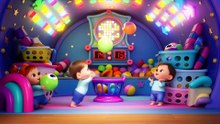 “Clean-Up Boogie Game 🧸✨  Fun Toddler Clean-Up Song & Dance