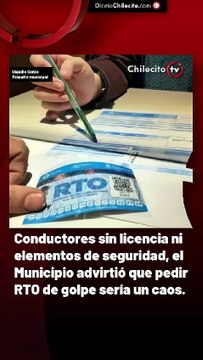 Conductores sin licencia ni eleConductores sin licencia ni elementos de seguridad, el Municipio advirtió que pedir RTO de golpe sería un caos.mentos de seguridad