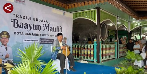 Baayun Maulid, tradisi sambut Kelahiran Nabi Muhammad di Banjarmasin