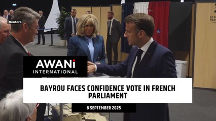 Bayrou faces confidence vote in French parliament