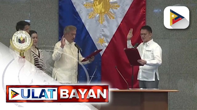 Sen. Tito Sotto III, muling naluklok na Senate President | ulat ni Daniel Manalastas