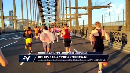 Eden Syah terus lakar sensasi catat rekod dunia dalam dunia larian