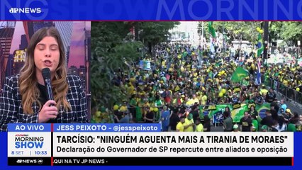 Tarcísio DISPARA no 7 de Setembro: “NINGUÉM AGUENTA mais a TIRANIA de Moraes”; bancada DEBATE
