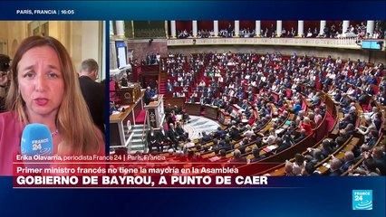 Informe desde París: luego del discurso de Bayrou, parlamentarios se preparan para moción de confianza