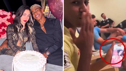 Lamine Yamal se descuida y deja ver su romantico fondo de pantalla con Nicki Nicole