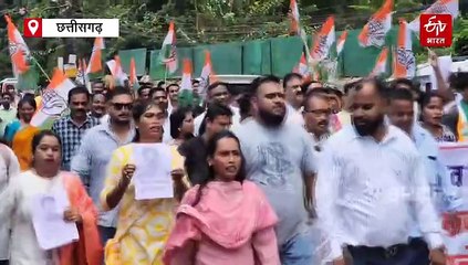 रायपुर से बस्तर तक कांग्रेस का उग्र प्रदर्शन, मंत्री केदार कश्यप के इस्तीफे की मांग