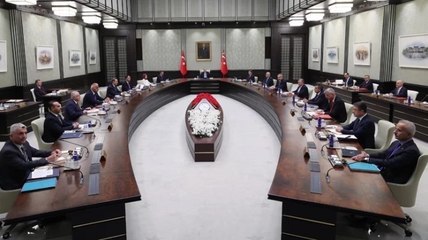 Cumhurbaşkanı Erdoğan başkanlığında Kabine Toplantısı