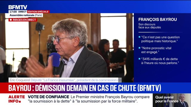 Gouvernement de gauche: Je ne crois pas à cette fiction car ce qui guide Emmanuel Macron, c'est de ne pas changer sa politique économique , explique Éric Coquerel (LFI)