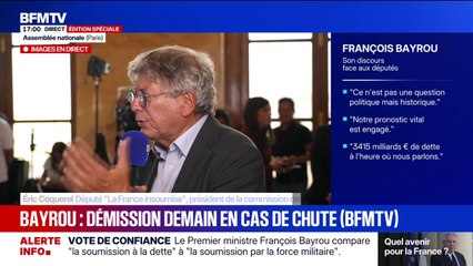 Gouvernement de gauche: "Je ne crois pas à cette fiction" car "ce qui guide Emmanuel Macron, c'est de ne pas changer sa politique économique", explique Éric Coquerel (LFI)