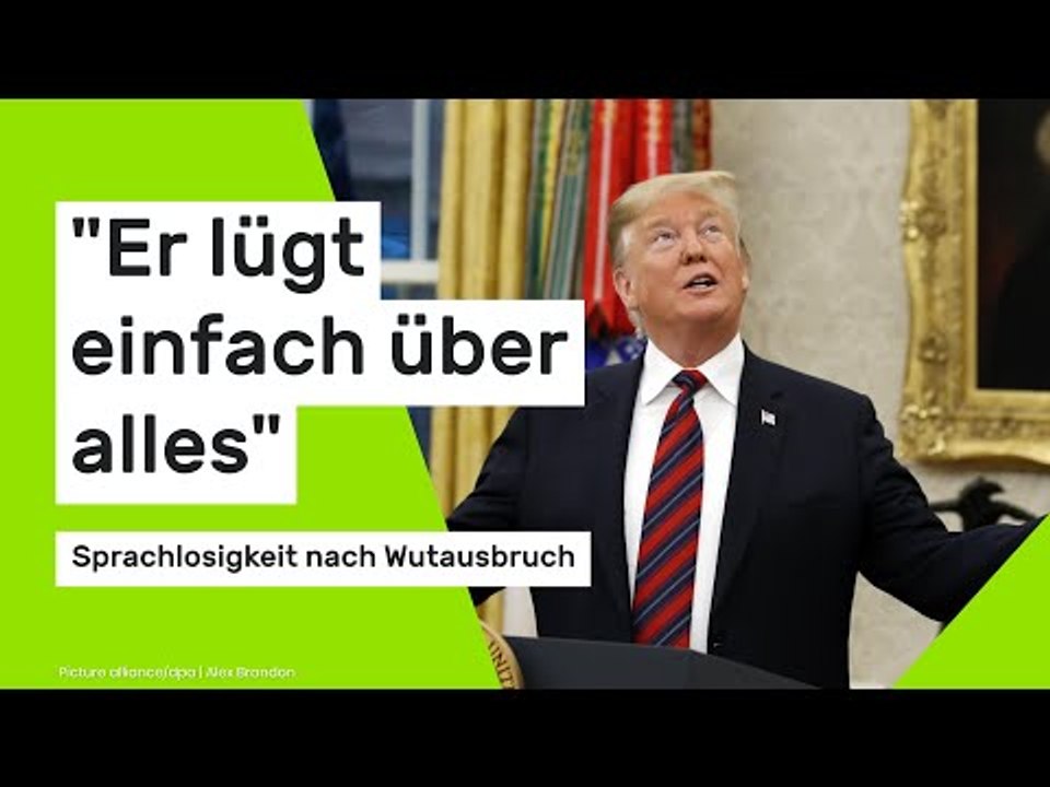 'Er lügt einfach über alles' - Sprachlosigkeit nach Wutausbruch