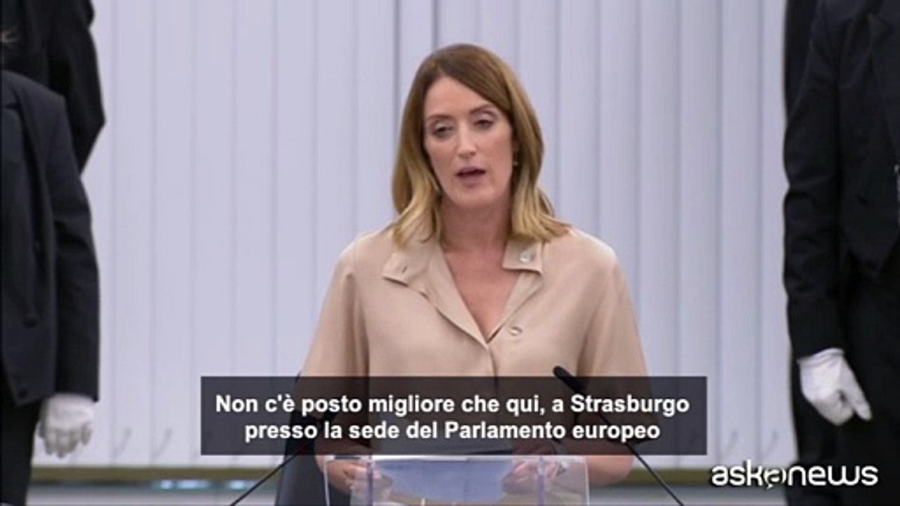 Roberta Metsola: «Serve un'Europa che renderebbe fieri Falcone e Borsellino»