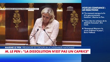 Marine Le Pen : «Si le peuple nous fait l’honneur d’une majorité absolue, nous irons à Matignon»