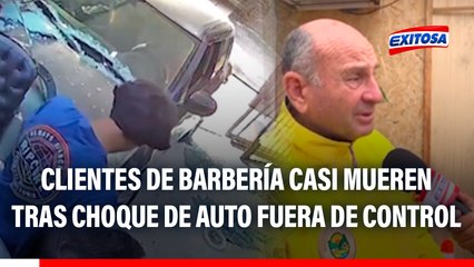 La Molina: Mujer pierde el control de su vehículo e impacta contra barbería