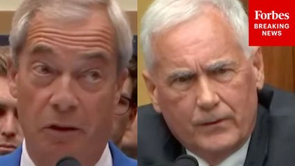 'How Did This Happen In The UK & The EU?': Farage Asked About Free Speech Threats By Tom McClintock